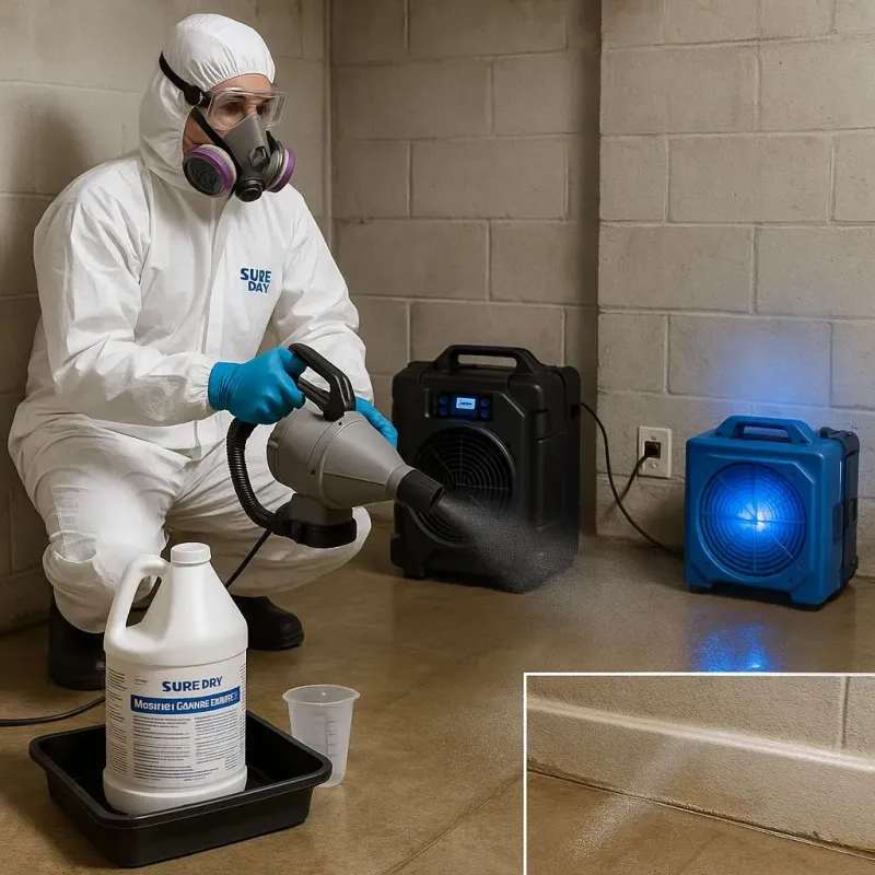Sanitization and Odor Removal process in Seabrook, NH